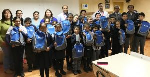 El Centro de Padres también agradeció a la empresa.